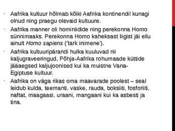 Aafrika tsivilisatsioon #4