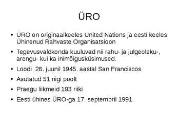 ÜRO ja Greenpeace #2