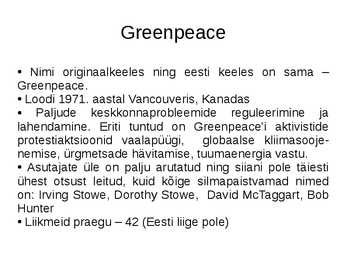 ÜRO ja Greenpeace #4