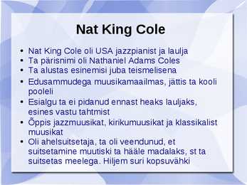 Nat King Cole #2