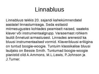 Bluus #5