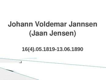 Johann woldemar jannsen