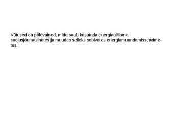 Kütused #2