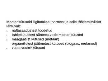 Kütused #6