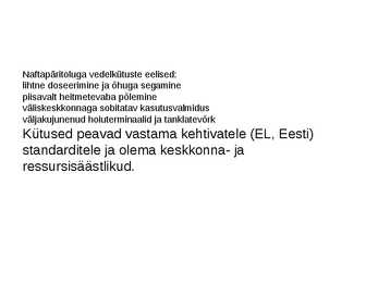 Kütused #10
