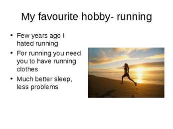 My favourite hobby- running #3