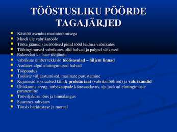 TÖÖSTUSLIK PÖÖRE EUROOPAS #7