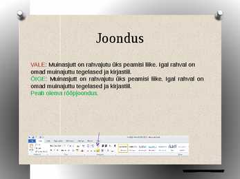 Kõige sagedasemad vormistusvead #2