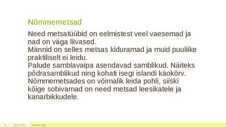 Metsakooslus #9