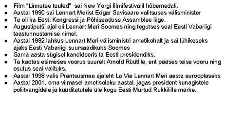 Ajaloo ettekanne LENNART MERI #4