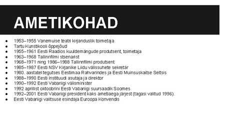 Ajaloo ettekanne LENNART MERI #7