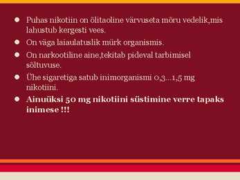 NIKOTIIN #3