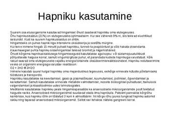 Hapnik ja selle avastamine #6