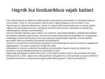 Hapnik ja selle avastamine #8