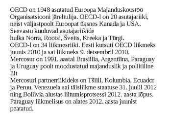 OECD ja Mercosur #3