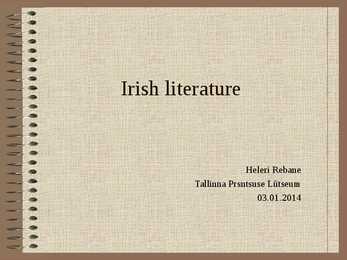 Irish literature