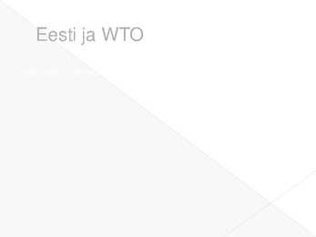 WTO-The World Trade Organization #6