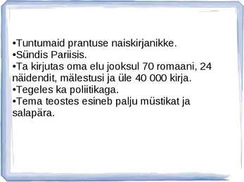 Prantsuse romantism kirjanduses #13