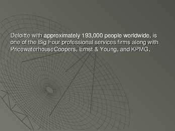Company presentation-Deloitte #4