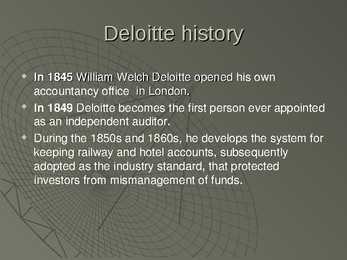 Company presentation-Deloitte #5