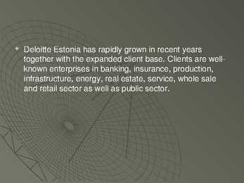 Company presentation-Deloitte #8