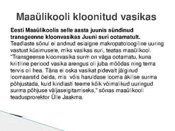 Geenitehnoloog #12