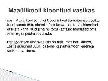 Geenitehnoloog #13
