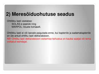 Ohtlike ainete vedu #4
