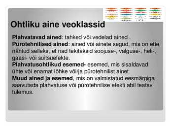 Ohtlike ainete vedu #8