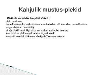 Mustus ja selle liigid #9