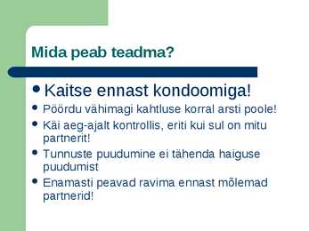 SUGULISEL TEEL LEVIVAD HAIGUSED #20