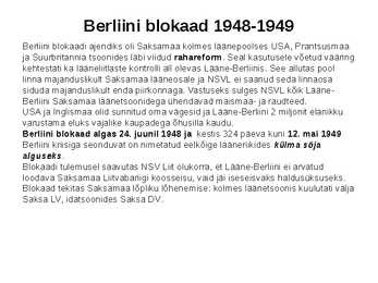 Rahvusvahelised suhted pärast Teist maailmasõda #10