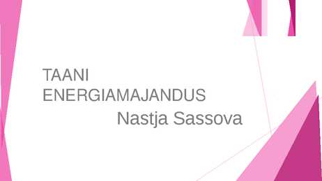 Taani energiamajandus