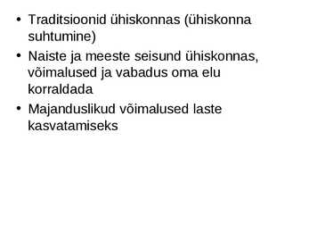 SÜNDIMUST JA SUREMUST MÕJUTAVAD TEGURID #3