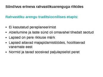 SÜNDIMUST JA SUREMUST MÕJUTAVAD TEGURID #4