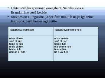 Eesti keele kujunemine #6