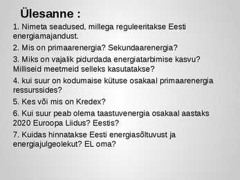 Energeetika #16