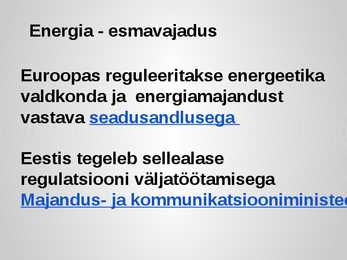 Energeetika #4