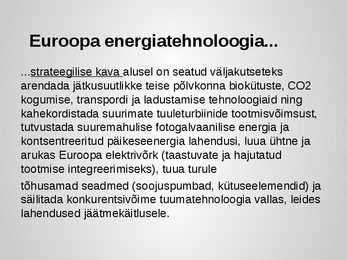 Energeetika #6