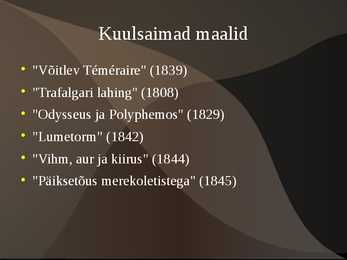 William Turner elulugu #5