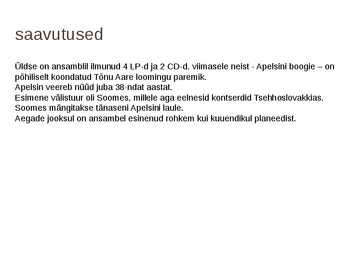 Ansambel Apelsin #6