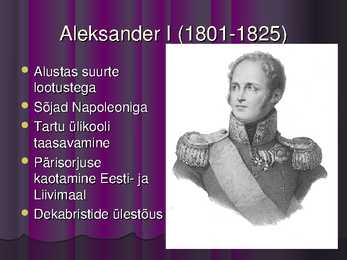 Vene valitsejad 1682-1917 #11