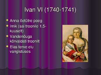 Vene valitsejad 1682-1917 #6