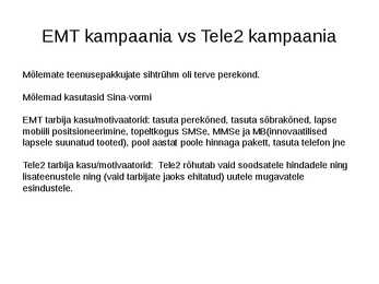 Tarbijakäitumine #12