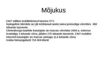 Tarbijakäitumine #14
