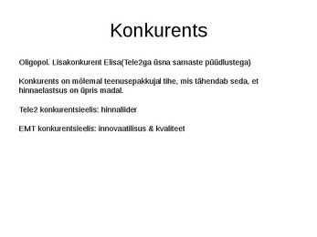 Tarbijakäitumine #6