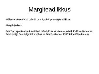 Tarbijakäitumine #7