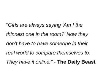 THE IMPACT OF THE MEDIA ON BAD BODY #8