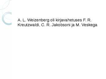 August Weizenberg #8