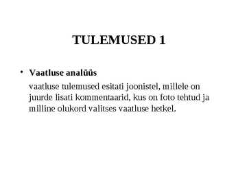 LIIKUMISPUUDEGA INIMESTE VÕIMALUSED AVALIKES RANDADES STROOMI RANNA NÄITEL #6